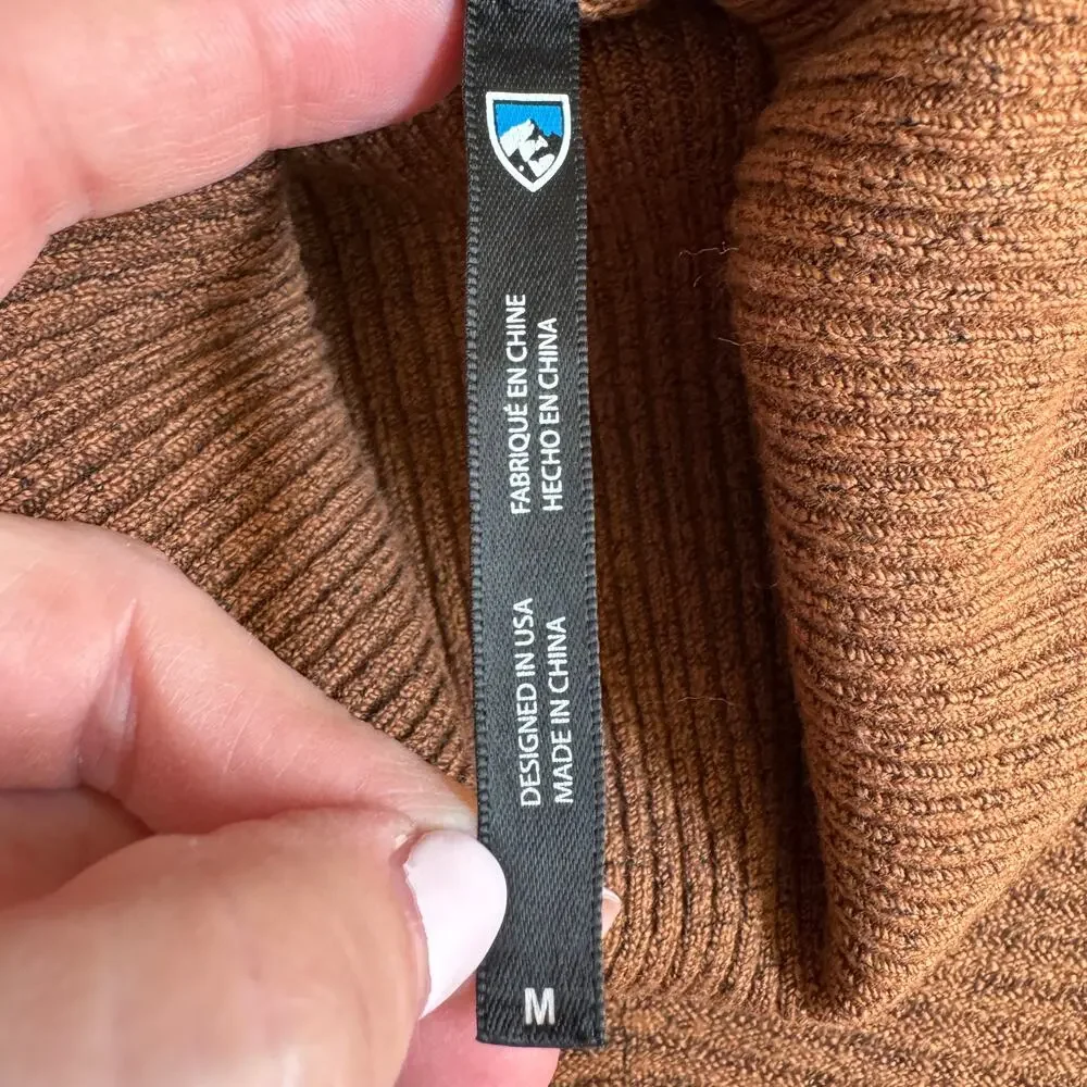 Kuhl Solace Turtleneck Sweater Women's Size Medium Brown Copper EUC 4406 Outdoor - Picture 9 of 13